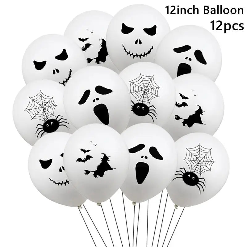 12 PALLONCINI TEMA HALLOWEEN