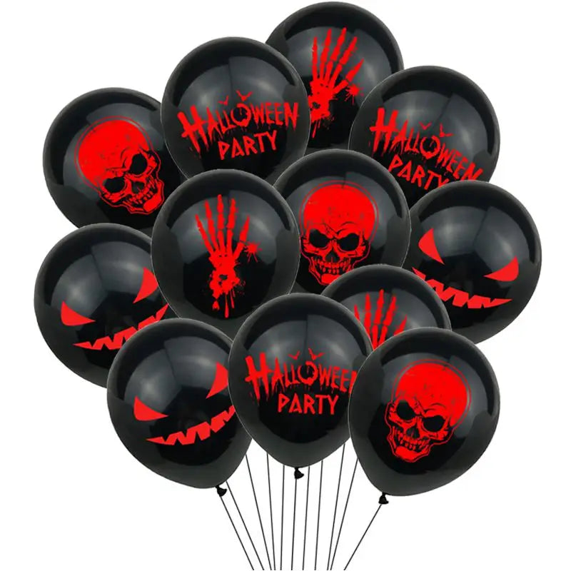 12 PALLONCINI TEMA HALLOWEEN