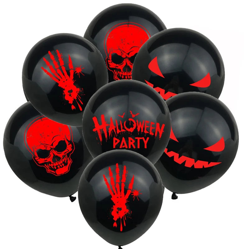 12 PALLONCINI TEMA HALLOWEEN