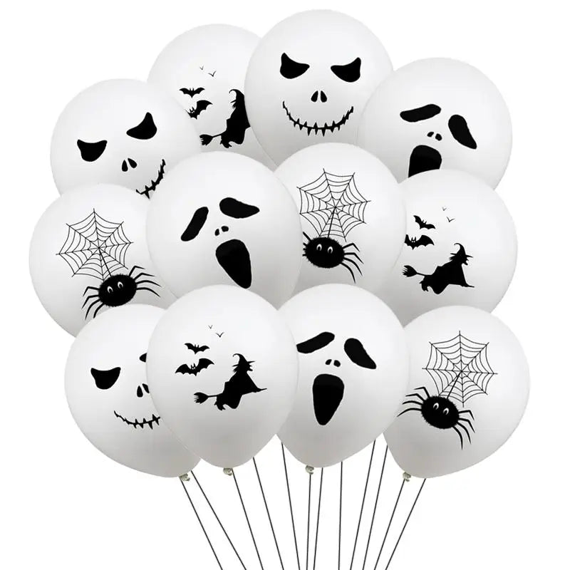 12 PALLONCINI TEMA HALLOWEEN
