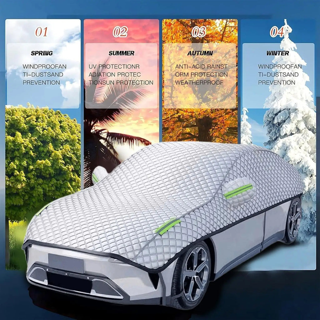 Car Cover Waterproof Outdoor Hail Protect Protector Outer Covers Exterior Awning Half External Anti Haile Universal Antihail
PROTEZIONE PER AUTO CONTRO LA GRANDINE