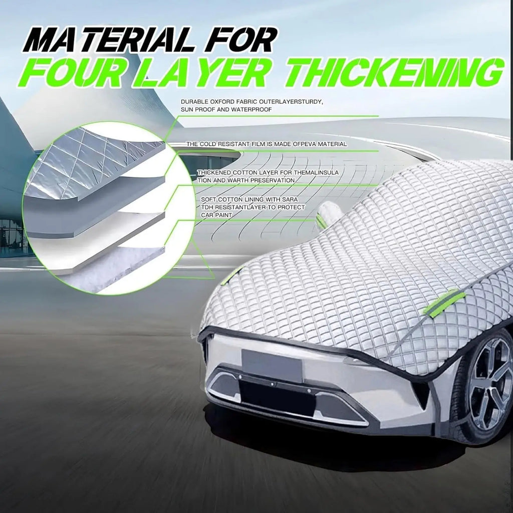 Car Cover Waterproof Outdoor Hail Protect Protector Outer Covers Exterior Awning Half External Anti Haile Universal Antihail
PROTEZIONE PER AUTO CONTRO LA GRANDINE